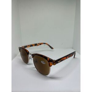 Tortoise Shell Sun Readers +2.00 Brown Lens UV Protection Sunglasses